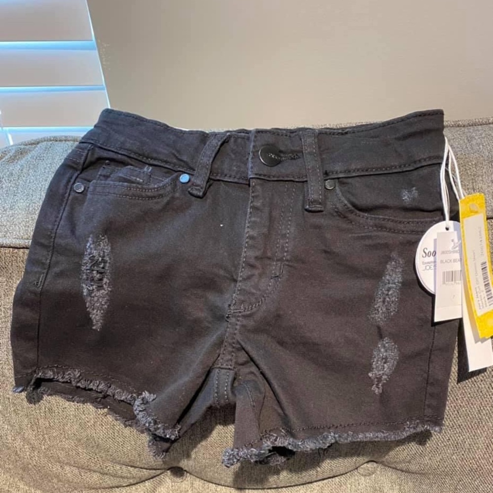 Joe’s Jeans.  Markie cut off denim shorts.